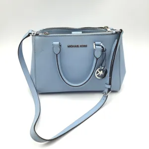 Authentic Michael Kors Women's Powder Blue Luxury Satchel Bag - COA Included