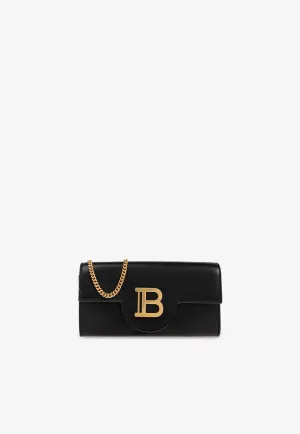 B-Buzz Leather Chain Clutch
