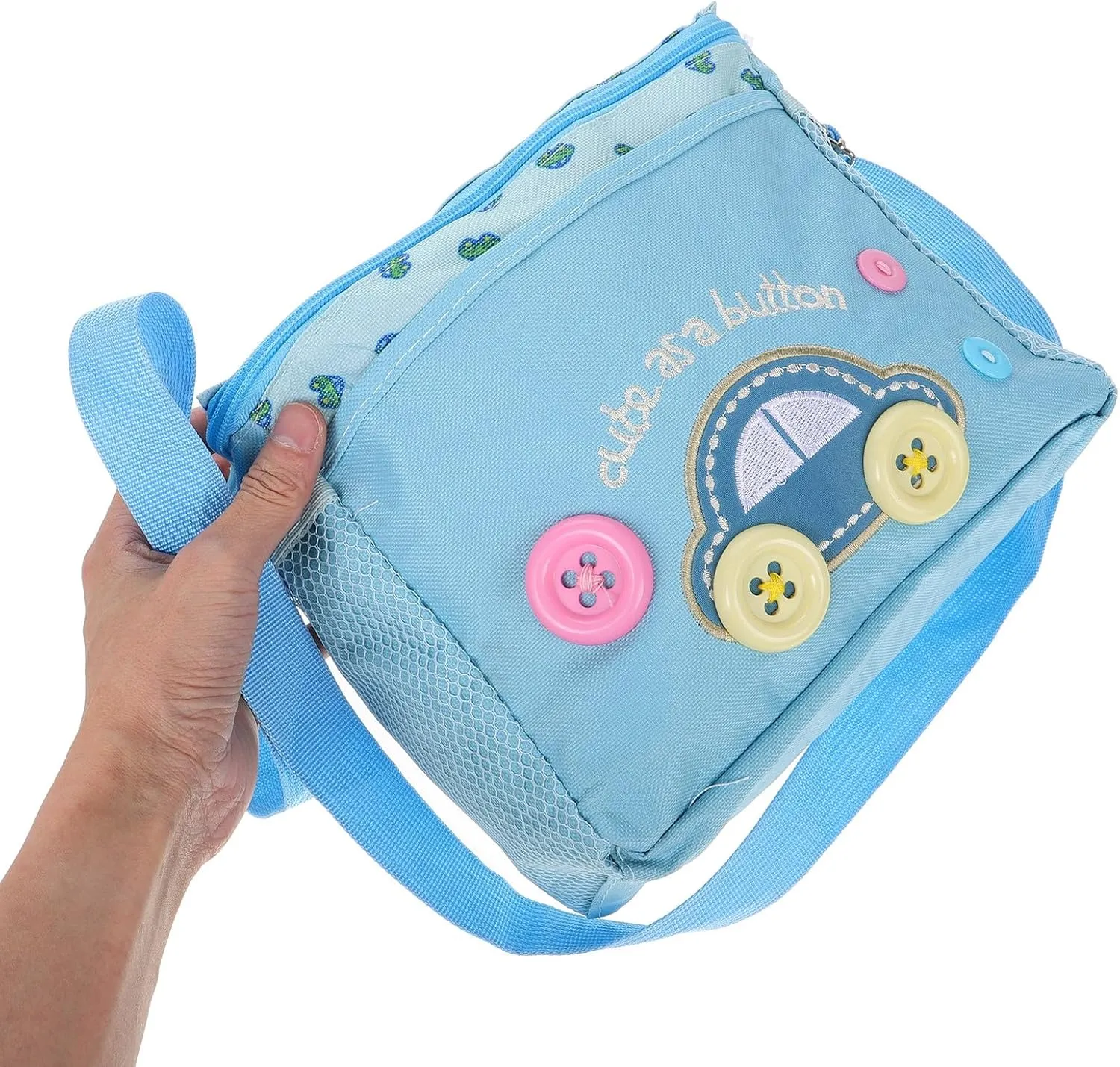 Baby Diaper Nappy Changing Bag Mens Diaper Bag Men Diaper Bag Mummy Bag Purse Diaper Bag Diaper Bag for Men Diaper Bag Purse Diaper Bag Large Capacity Four Piece Set Cartoon, Blue