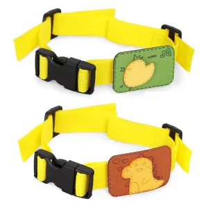 Backpack Chest Strap Adjustable Sternum Buckle Strap With Badge Applique 2PCS