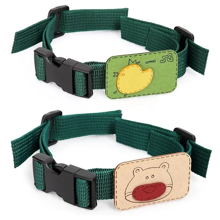 Backpack Chest Strap Adjustable Sternum Buckle Strap With Badge Applique 2PCS