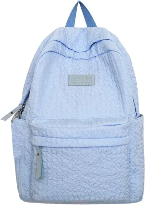 Backpack New Durable Load Reducing Large Capacity Student Shoulders Bag Camera Backpacks for Women (Blue, One Size)