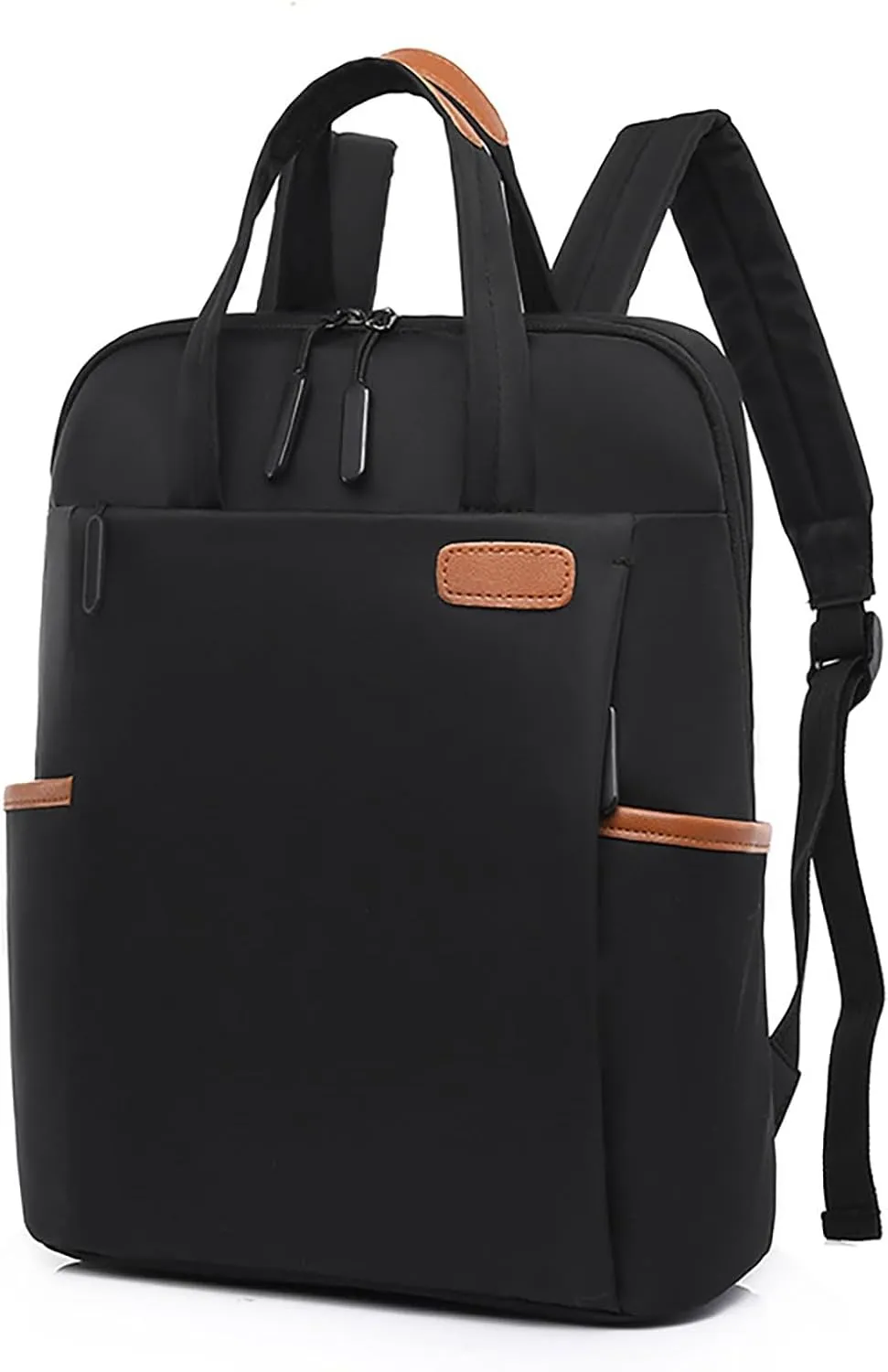 Backpack Purses for Women Convertible Shoulder Bags with Wristlet for Work College Antitheft Backpack for Women(Black)