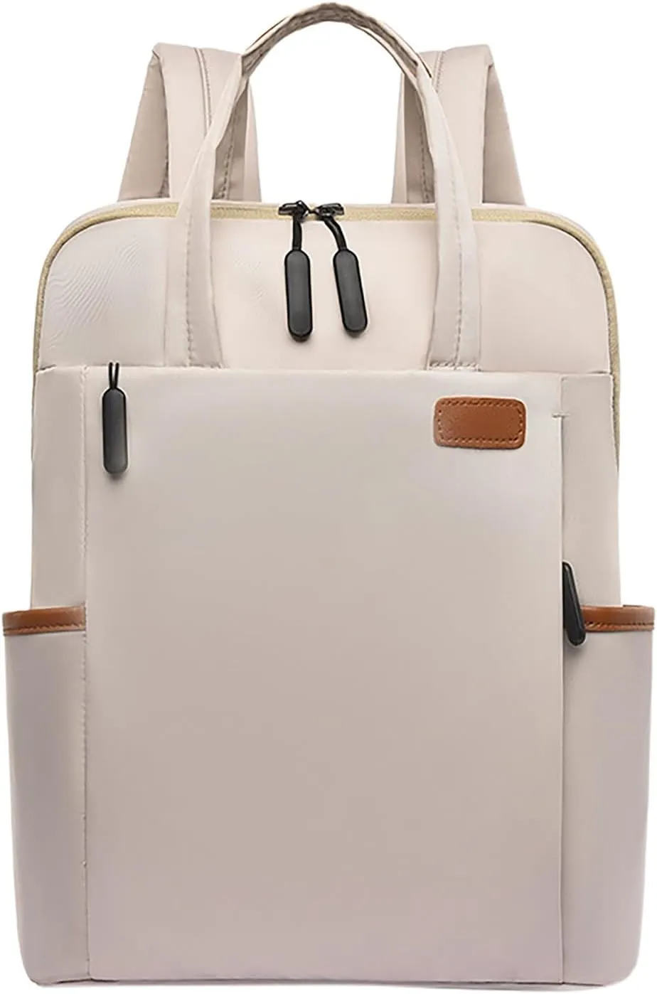 Backpack Purses for Women Convertible Shoulder Bags with Wristlet for Work College Antitheft Backpack for Women(White)