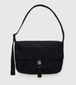 Baggu Black Nylon Messenger Bag