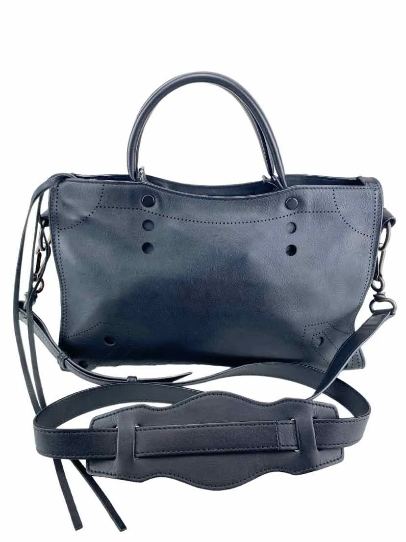 Balenciaga Women's Blackout Small City Handbag Black