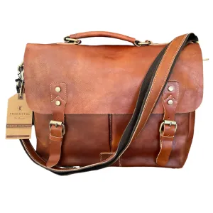 Bari Genuine Leather Messenger Bag