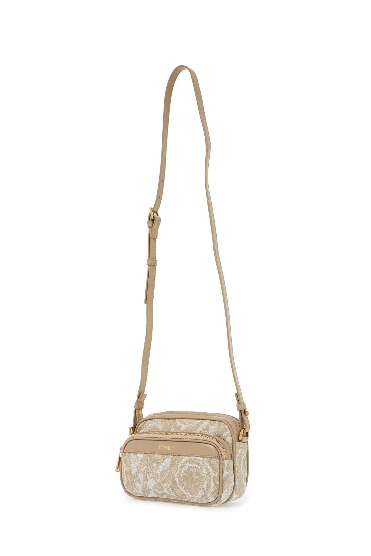 baroque messenger bag 1012856 1A09321 BEIGE BEIGE-VERSACE GOLD