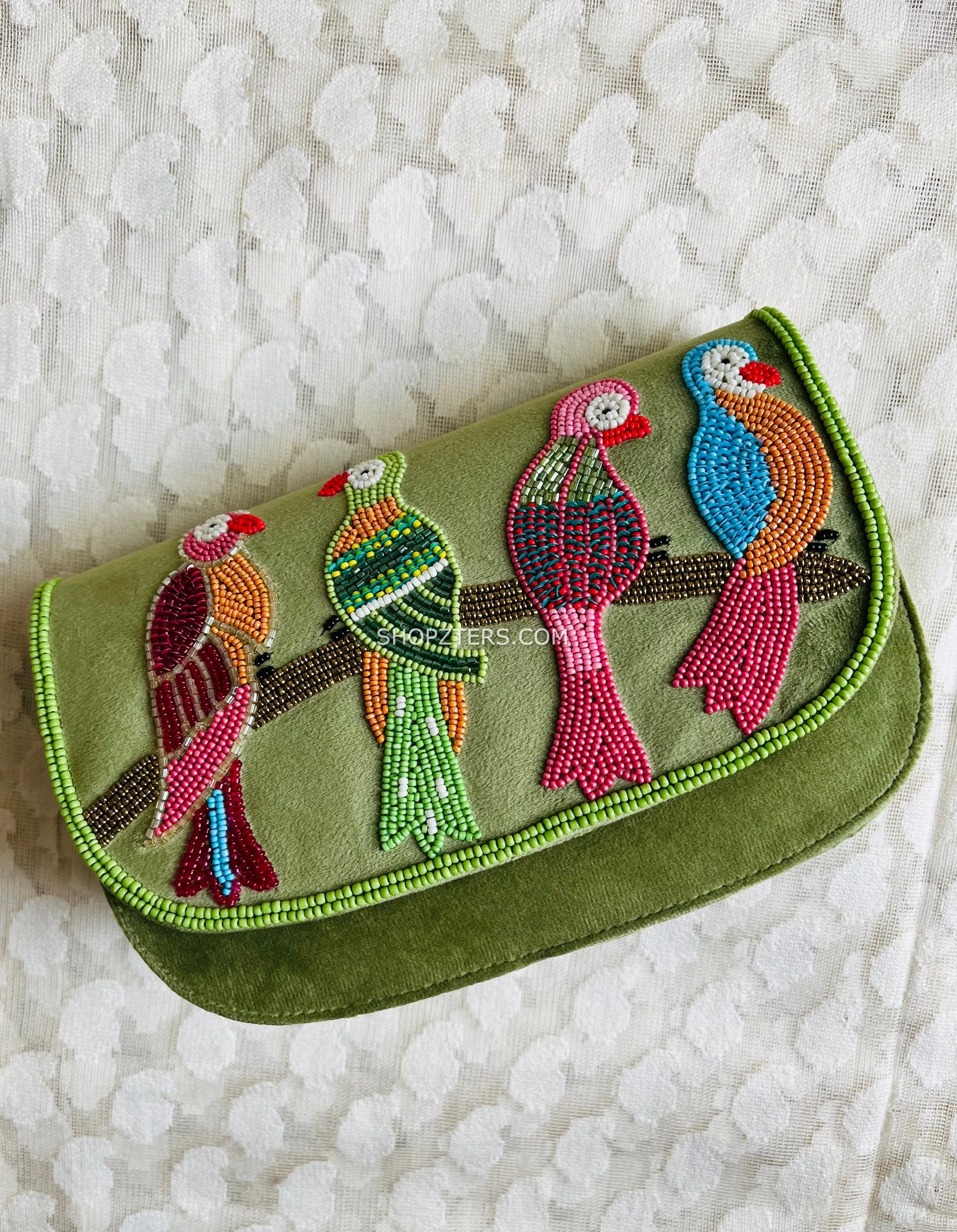 Bead work Clutch