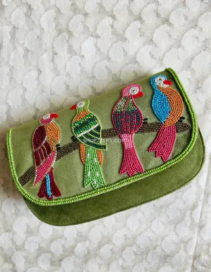 Bead work Clutch