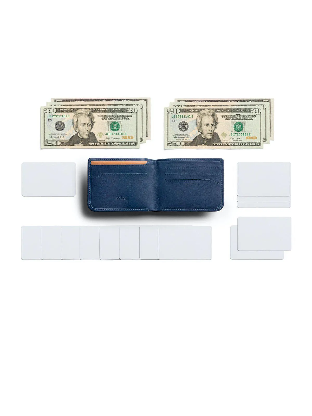 Bellroy Hide and Seek Wallet Marine Blue RFID