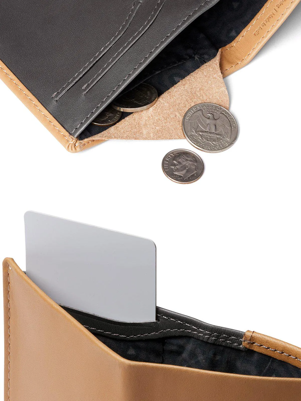 Bellroy Note Sleeve Wallet Tan RFID
