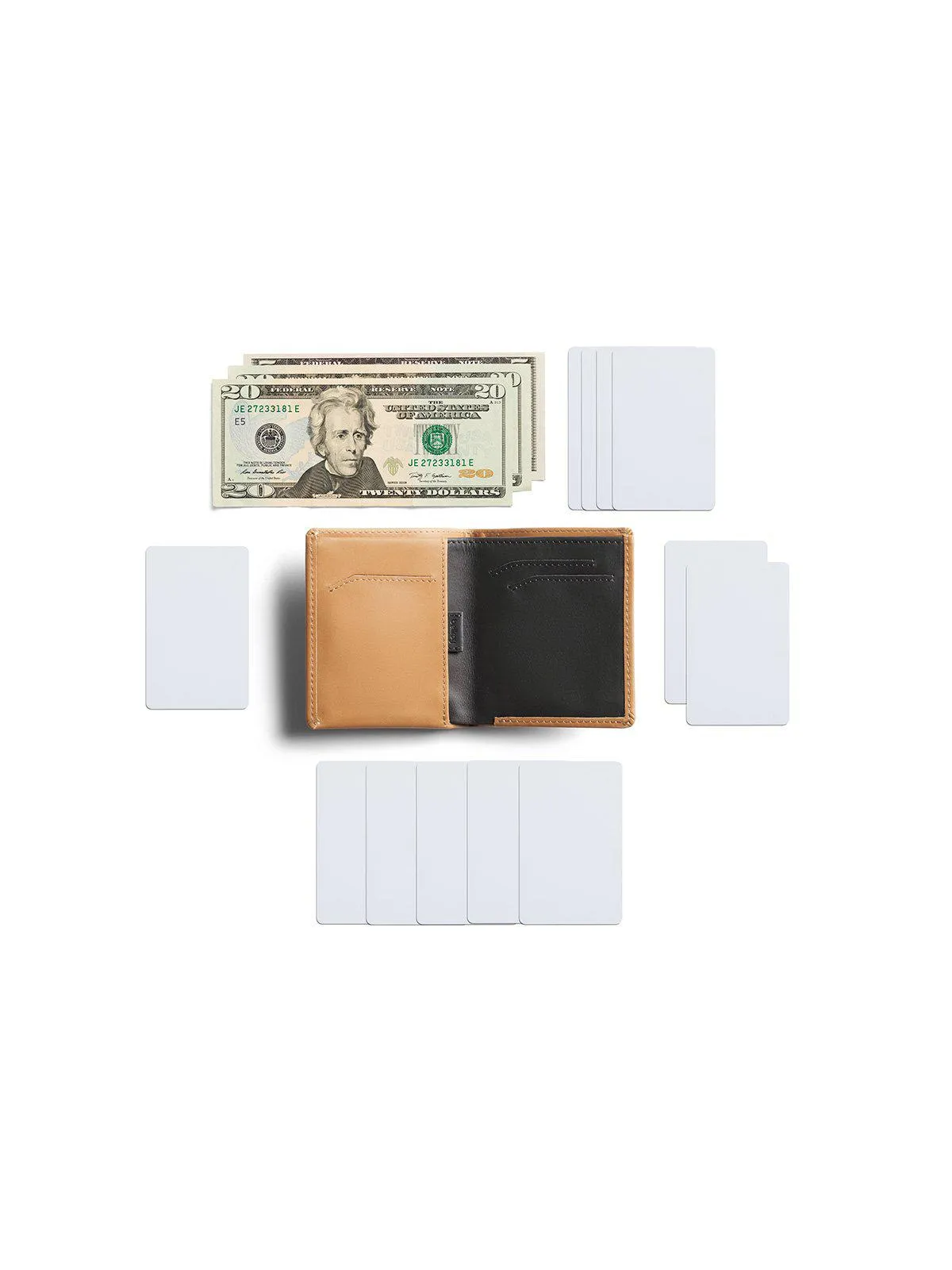 Bellroy Note Sleeve Wallet Tan RFID