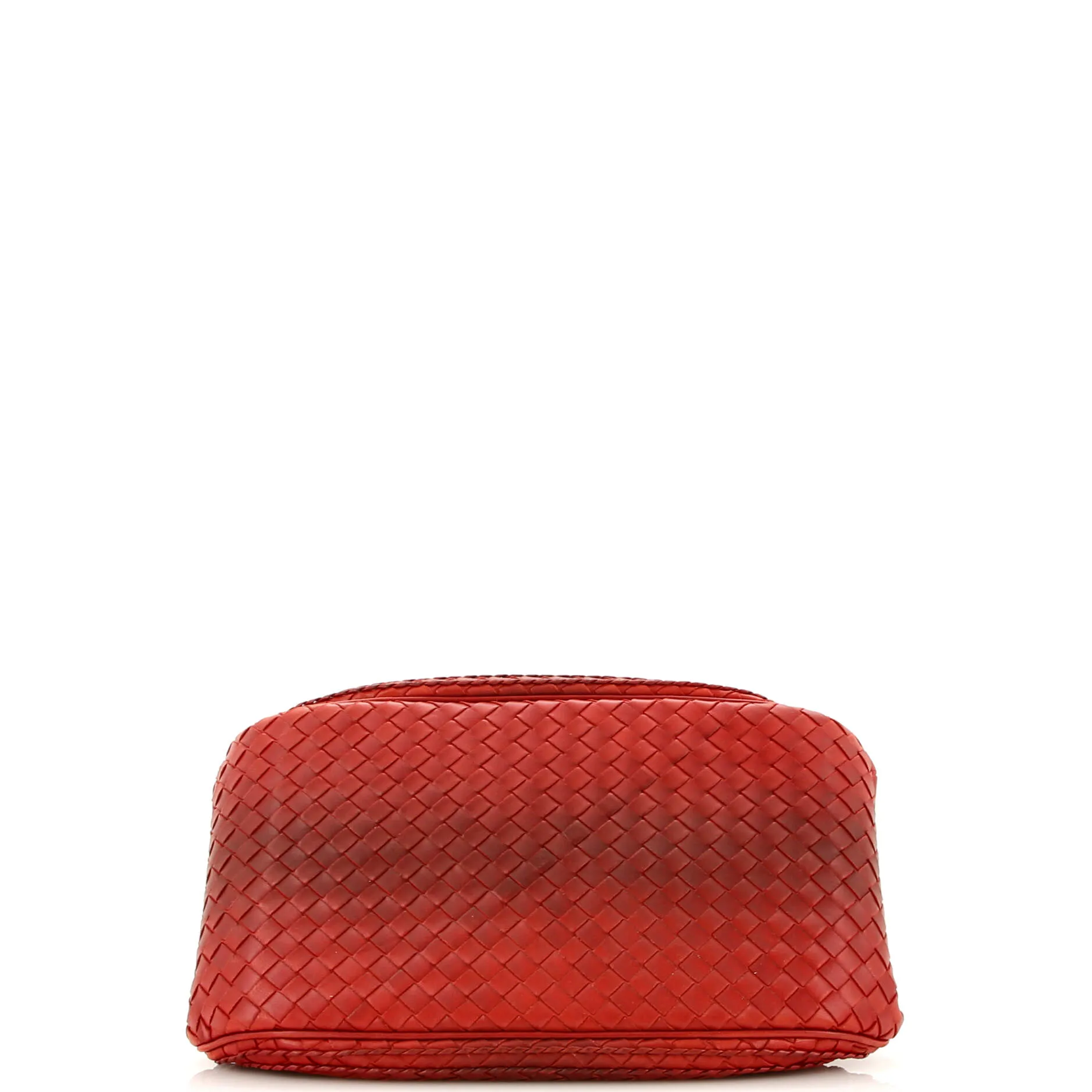 Belted Double Stitch Satchel Ombre Intrecciato Nappa Small