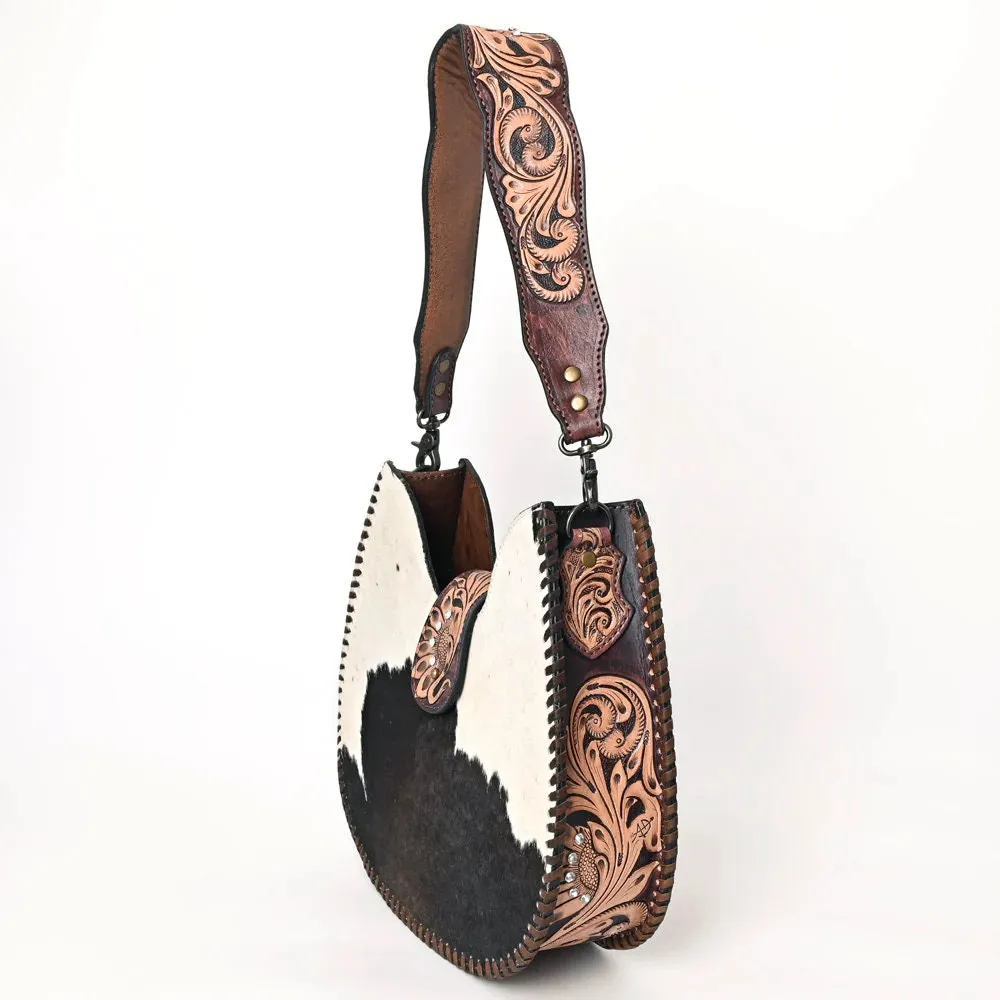 Big Fork Western Leather Hobo Purse