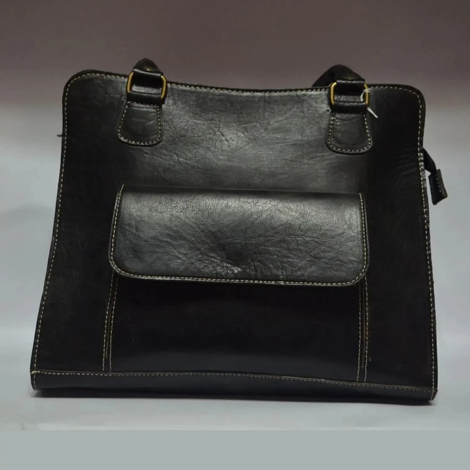Biyadina Store Handbag Purse - Black - Stylish & Functional Travel Accessory - Premium Calfskin Leather with Zipper - Multiple Compartments