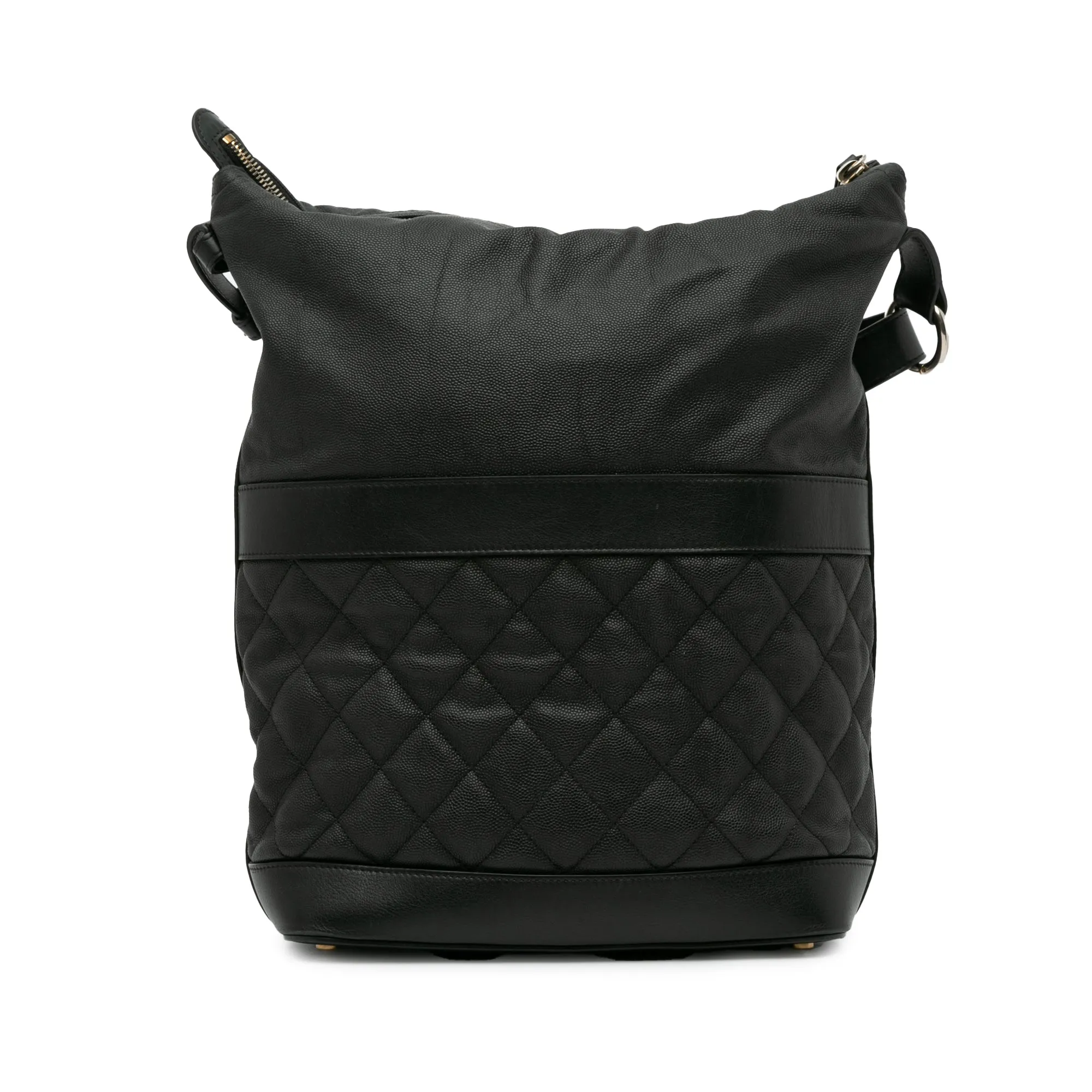 Black Chanel Caviar Casual Style Hobo