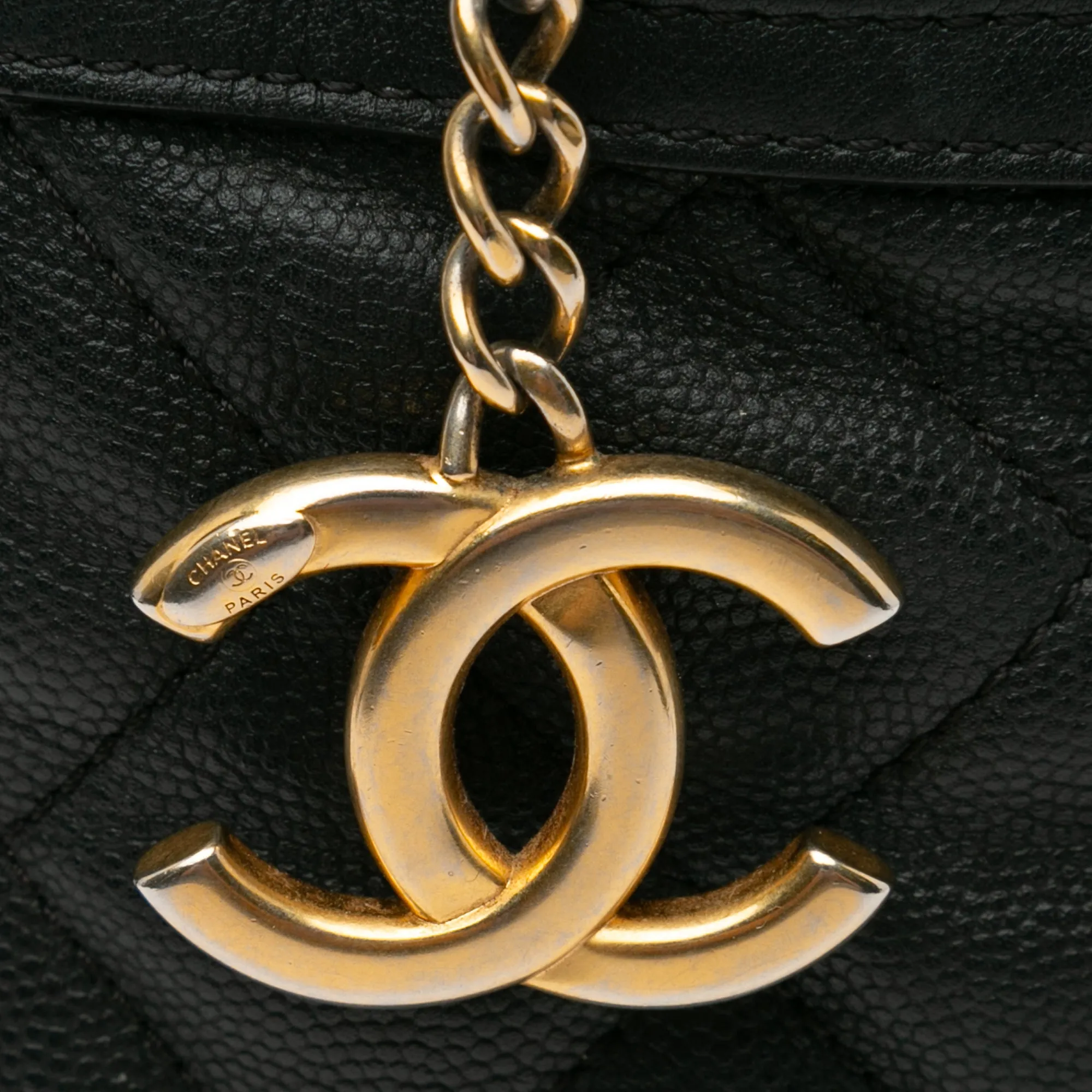 Black Chanel Caviar Casual Style Hobo