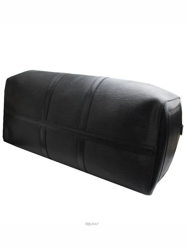 Black Epi Keepall 50 Travel Bag