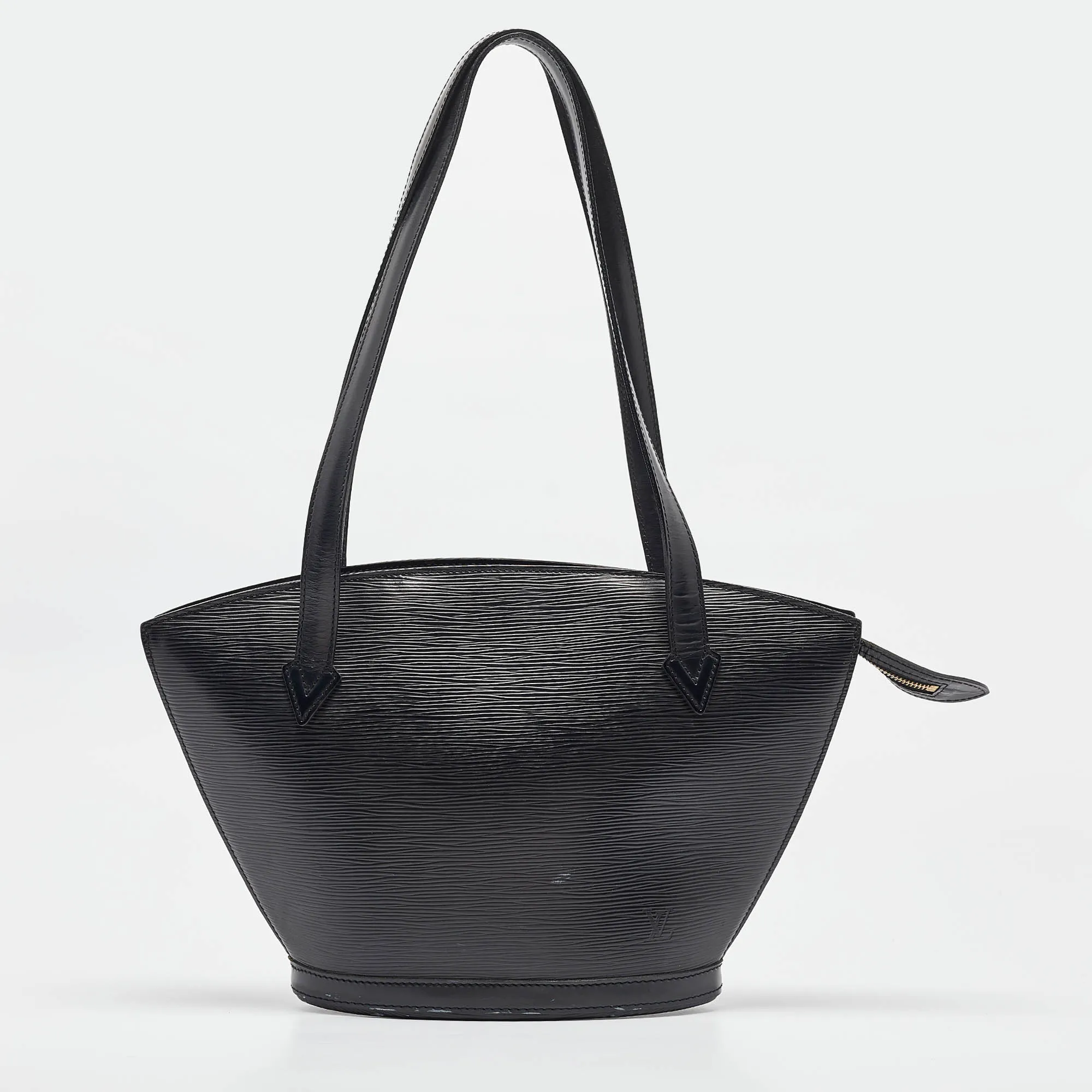 Black Epi Leather Saint Jacques PM Bag