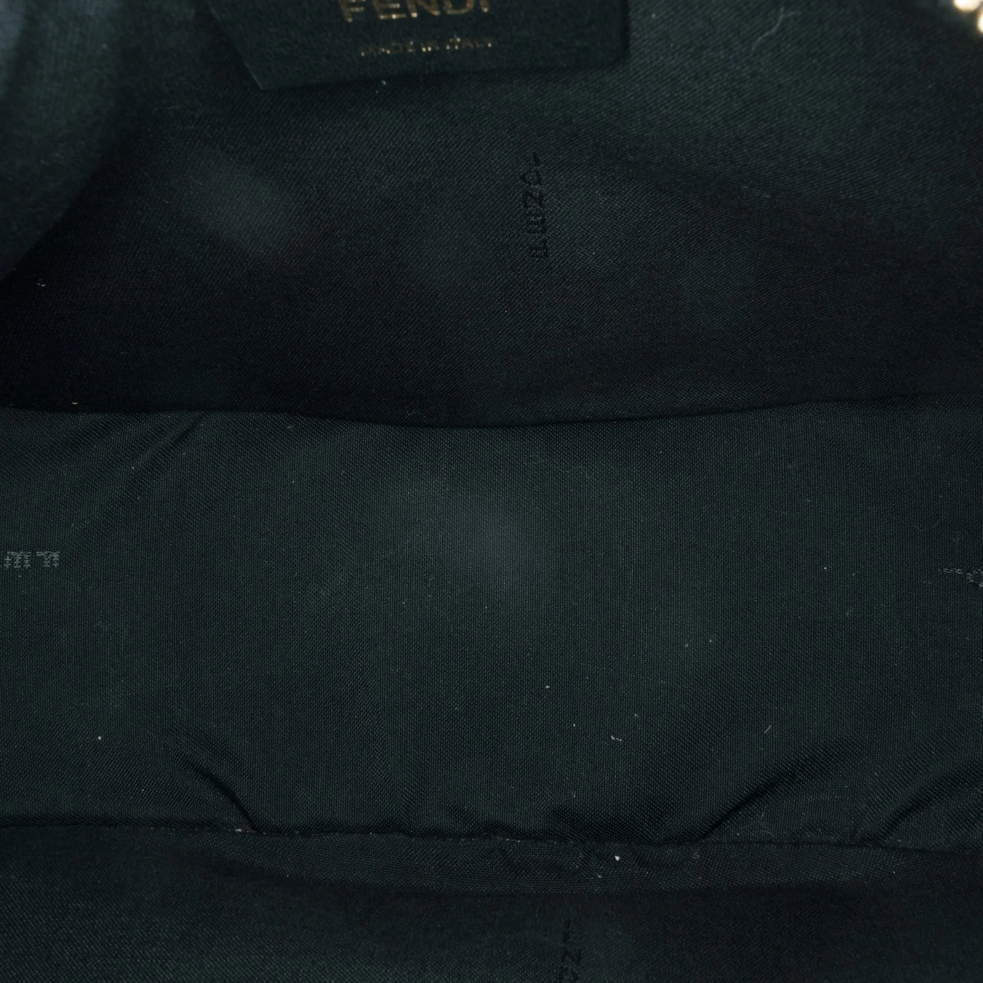 Black Fendi Medium Leather Fendigraphy Hobo