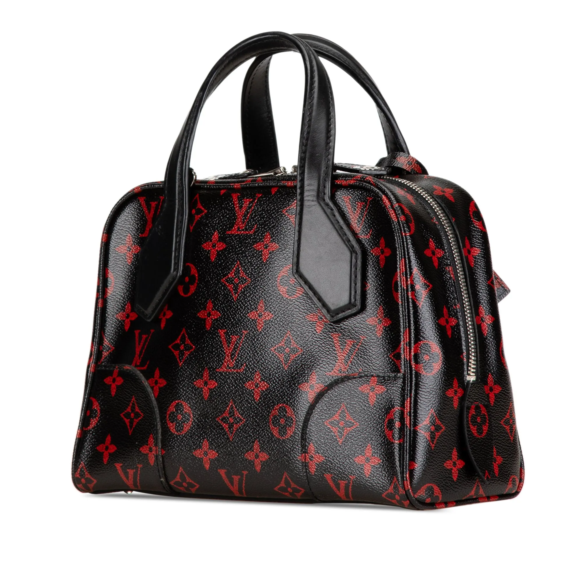 Black Louis Vuitton Monogram Infrarouge Dora Soft BB Satchel