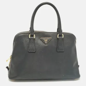 Black Saffiano Leather Medium Promenade Bag