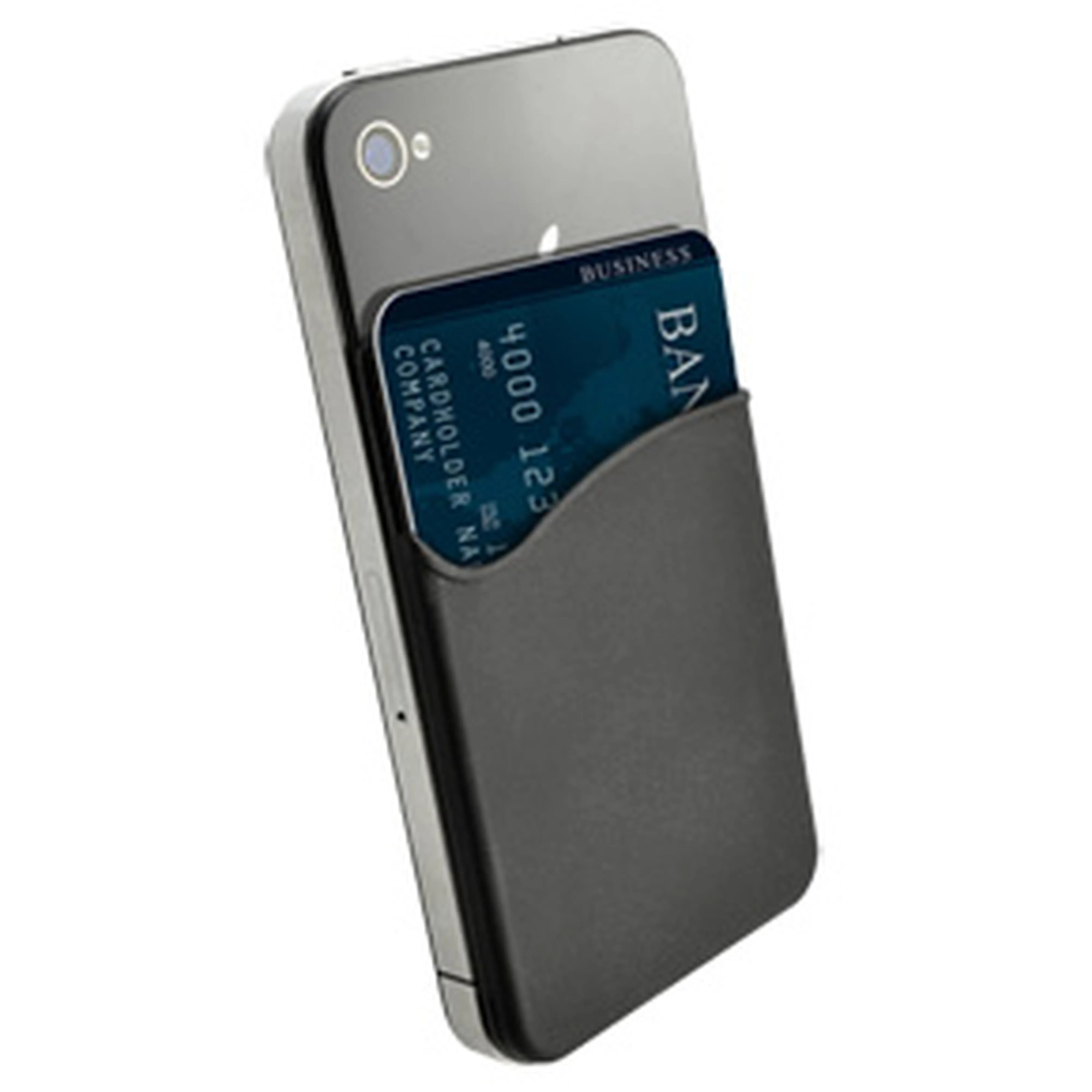 Black Silicone Cell Phone Wallet