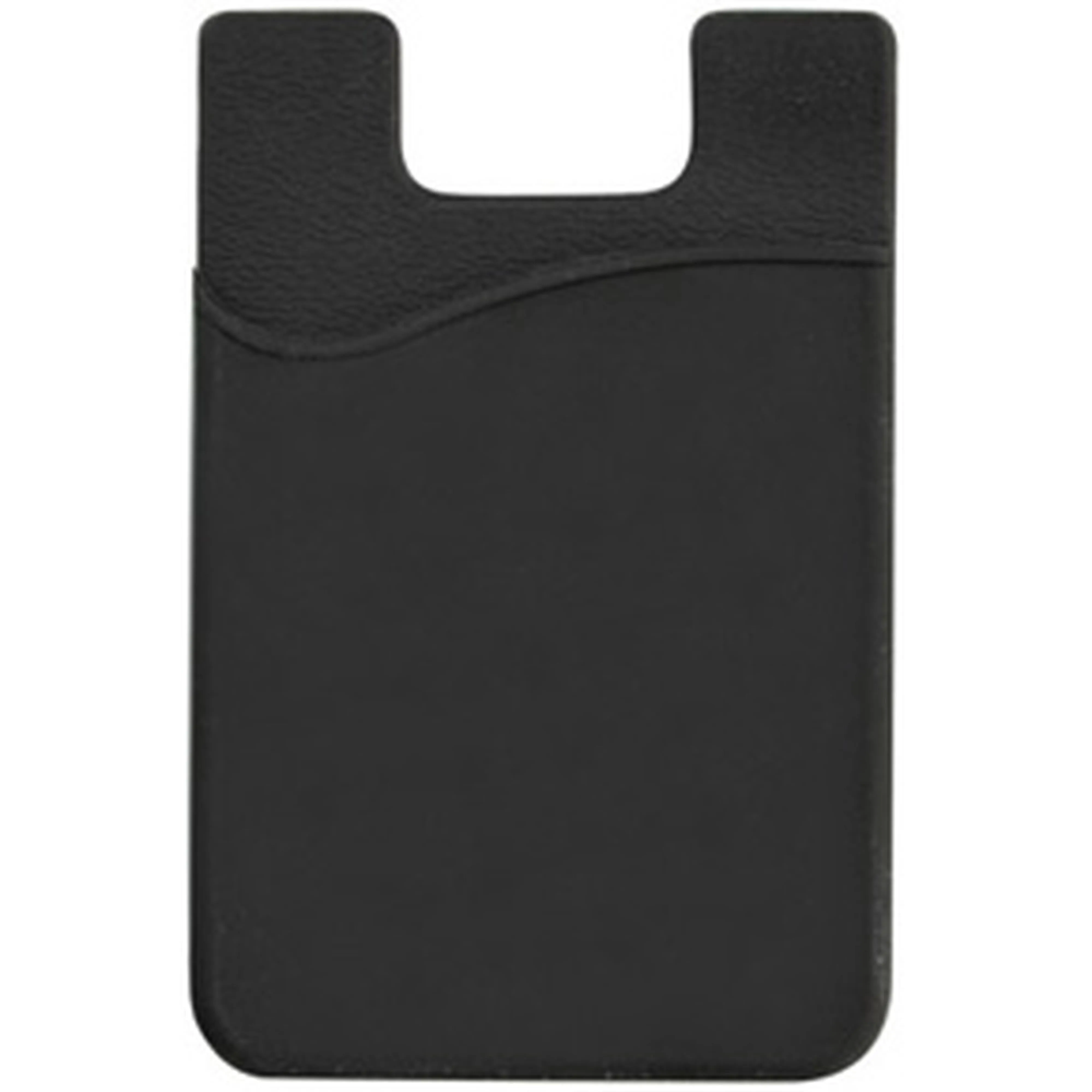 Black Silicone Cell Phone Wallet
