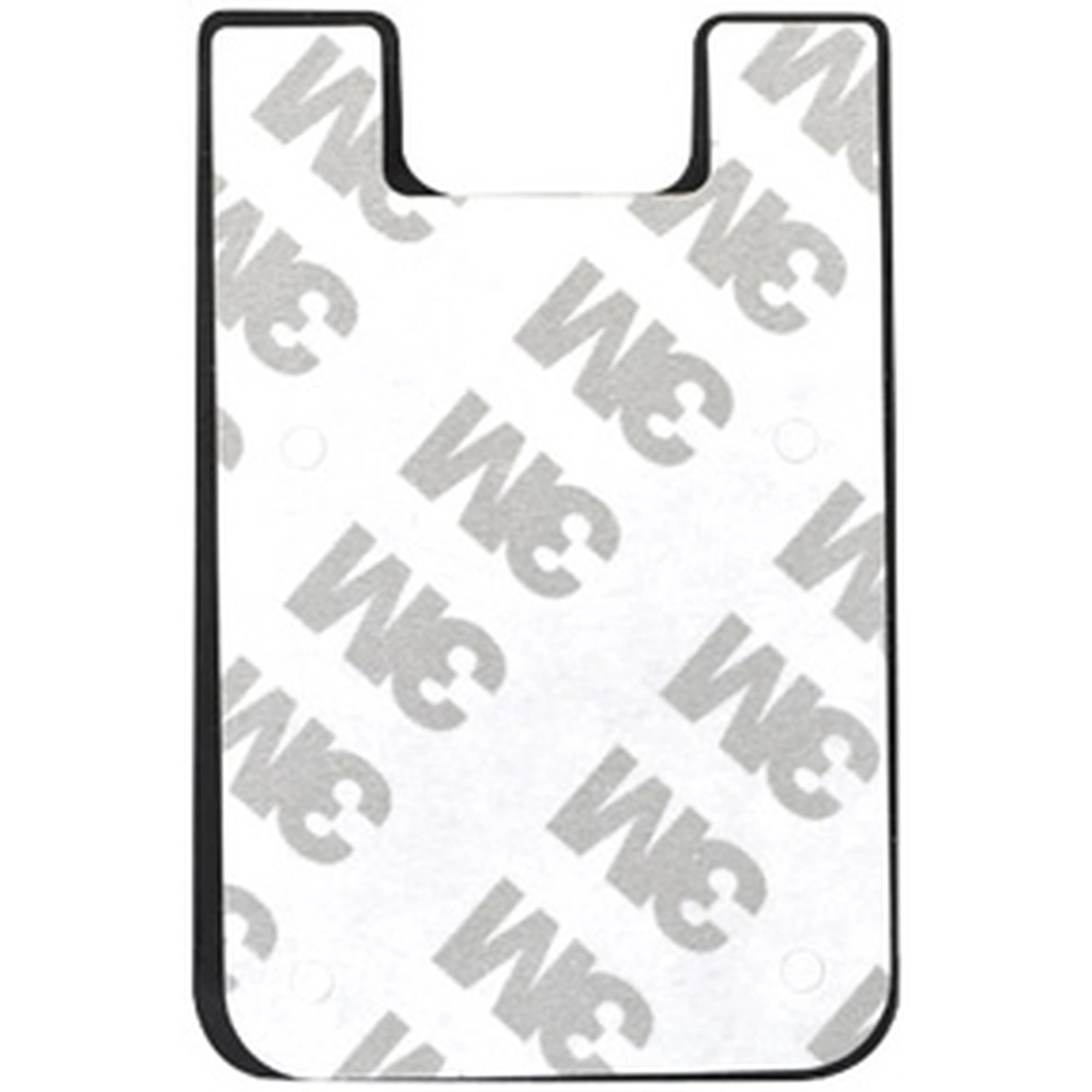 Black Silicone Cell Phone Wallet