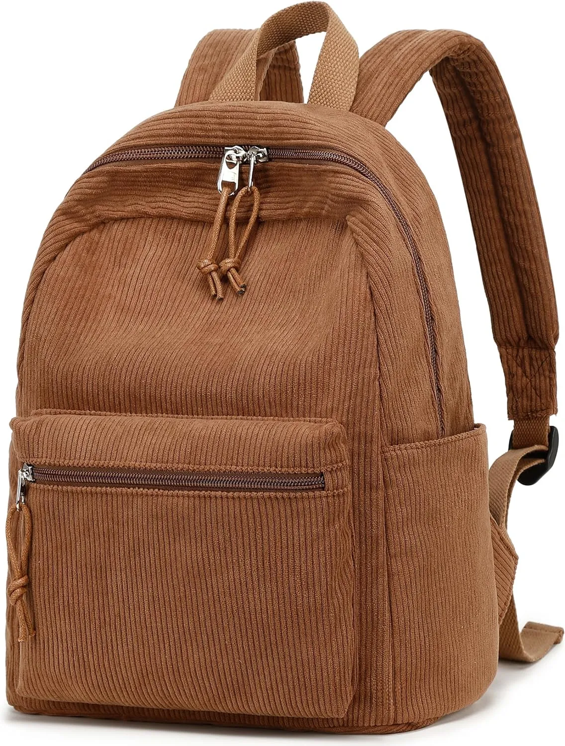 Bluboon Girls Mini Backpack Women Small Backpack Purse Teens Cute Casual School Bookbag(Corduroy Coffee)
