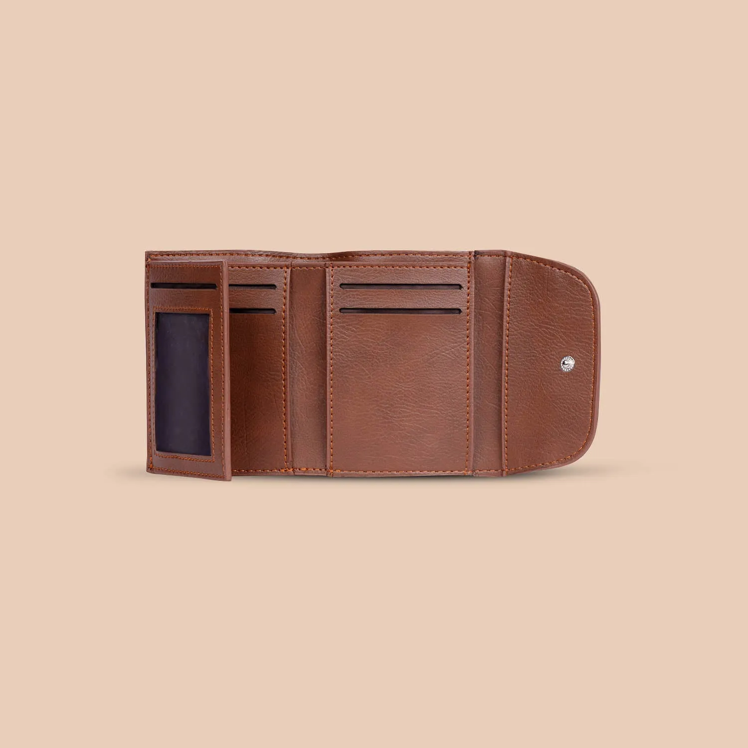 Bombay Houndstooth Trifold Wallet