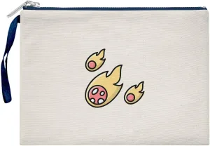 Bona Basics, Womens Digital Printed Gabardine Clutches Everyday Fashion Beige Navy Blue Handle Zipper Medium