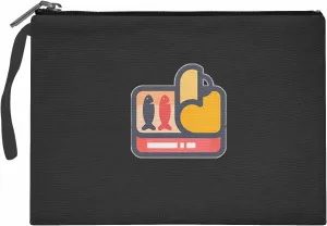 Bonateks Women's TRFCB101658 Clutches, Black, black