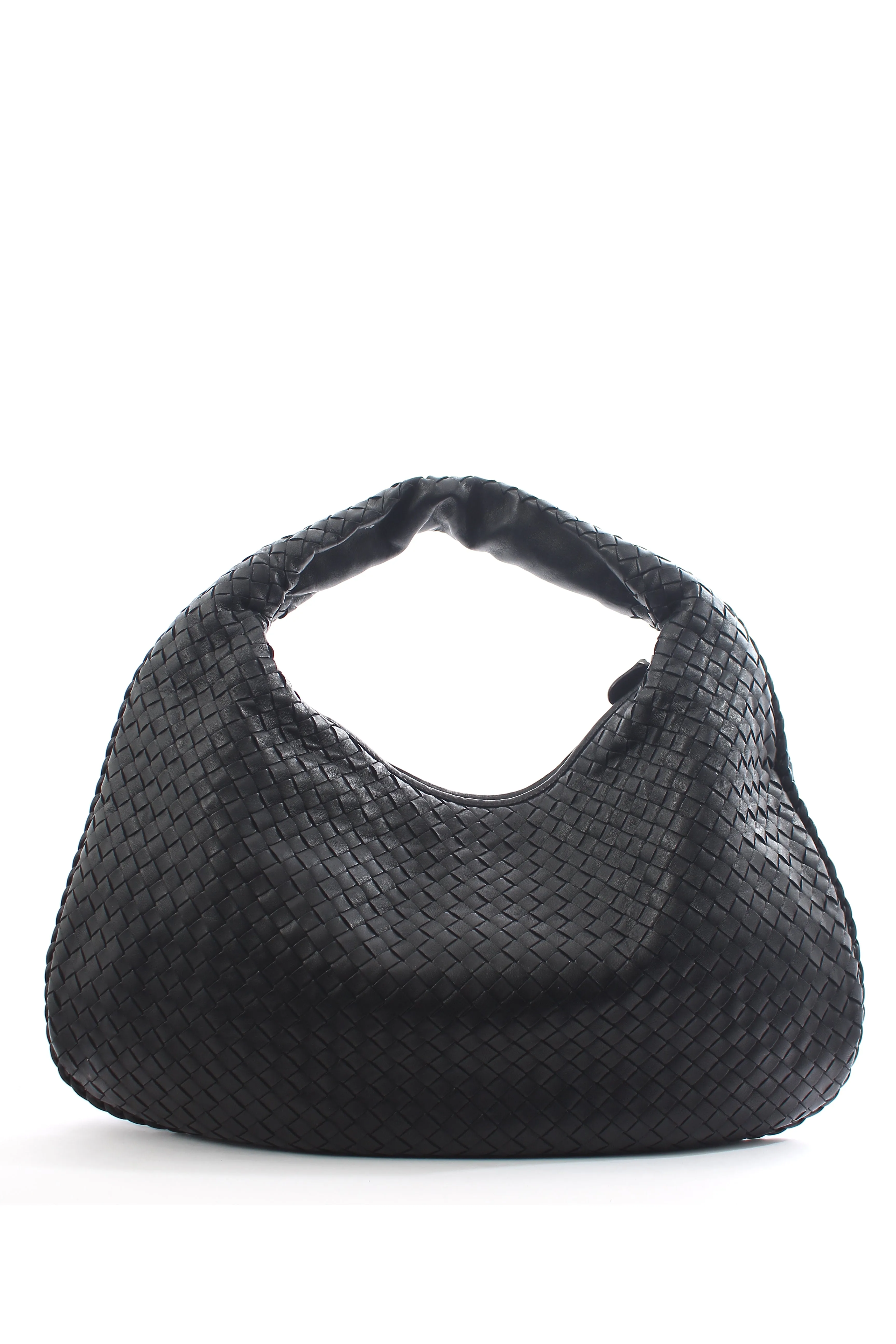 Bottega Veneta Large Hobo Intrecciato Leather Bag