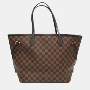 Brown Canvas Medium Neverfull Totes