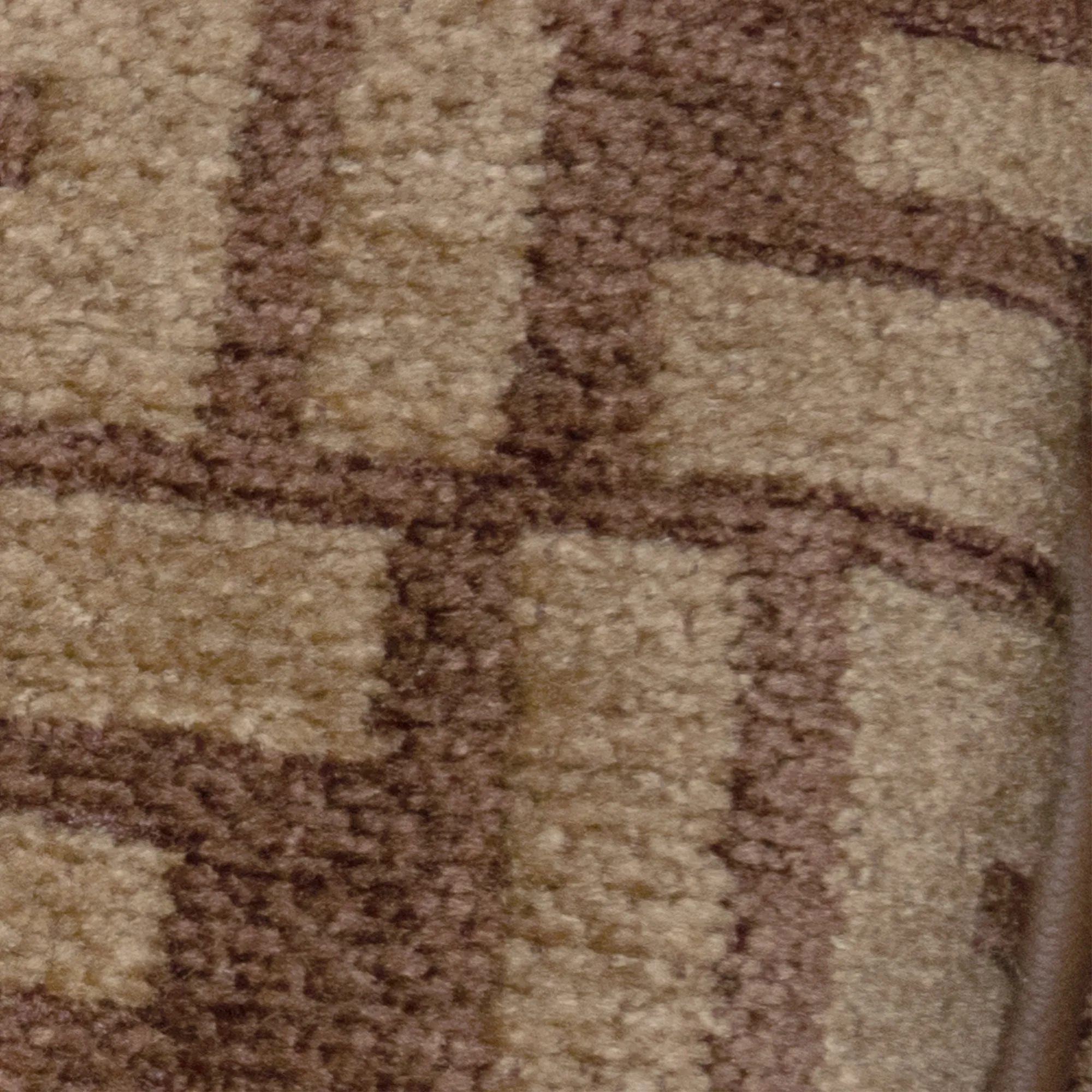 Brown Fendi Zucca Wool Chain Midi Baguette Shoulder Bag