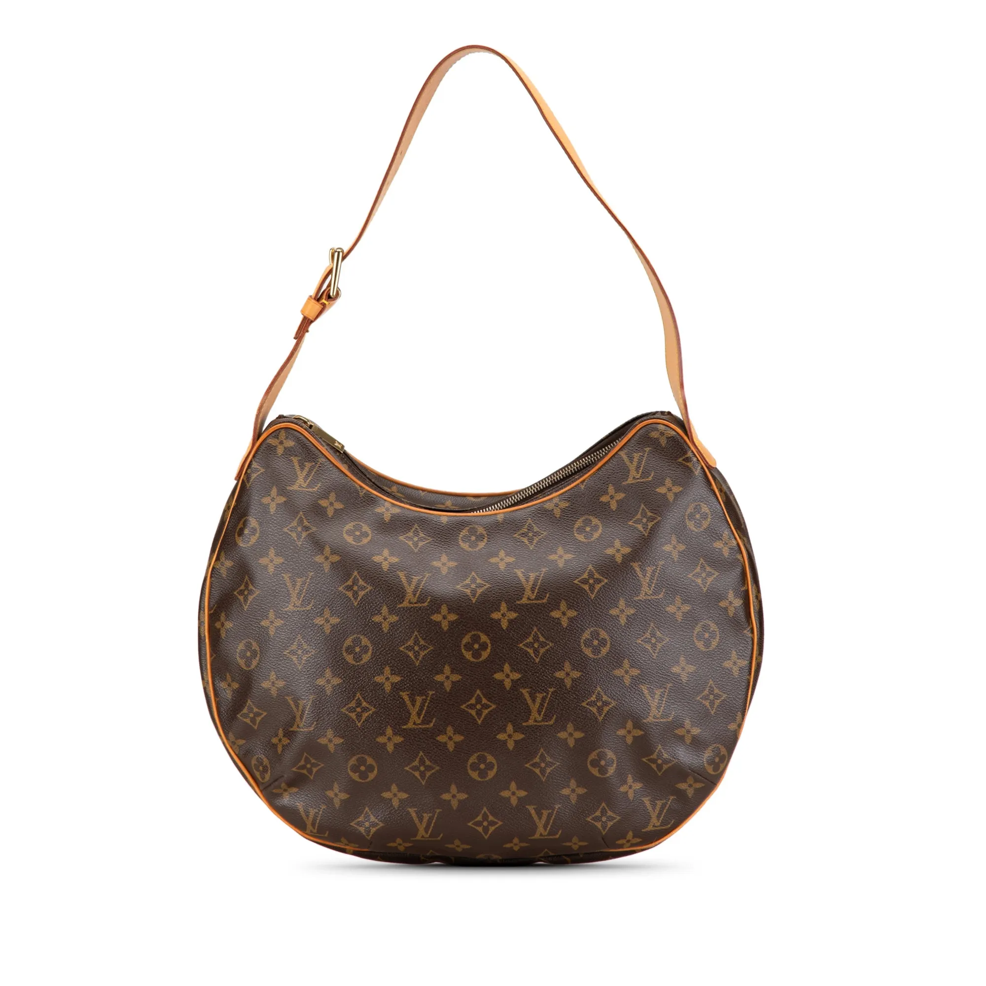 Brown Louis Vuitton Monogram Croissant GM Hobo Bag