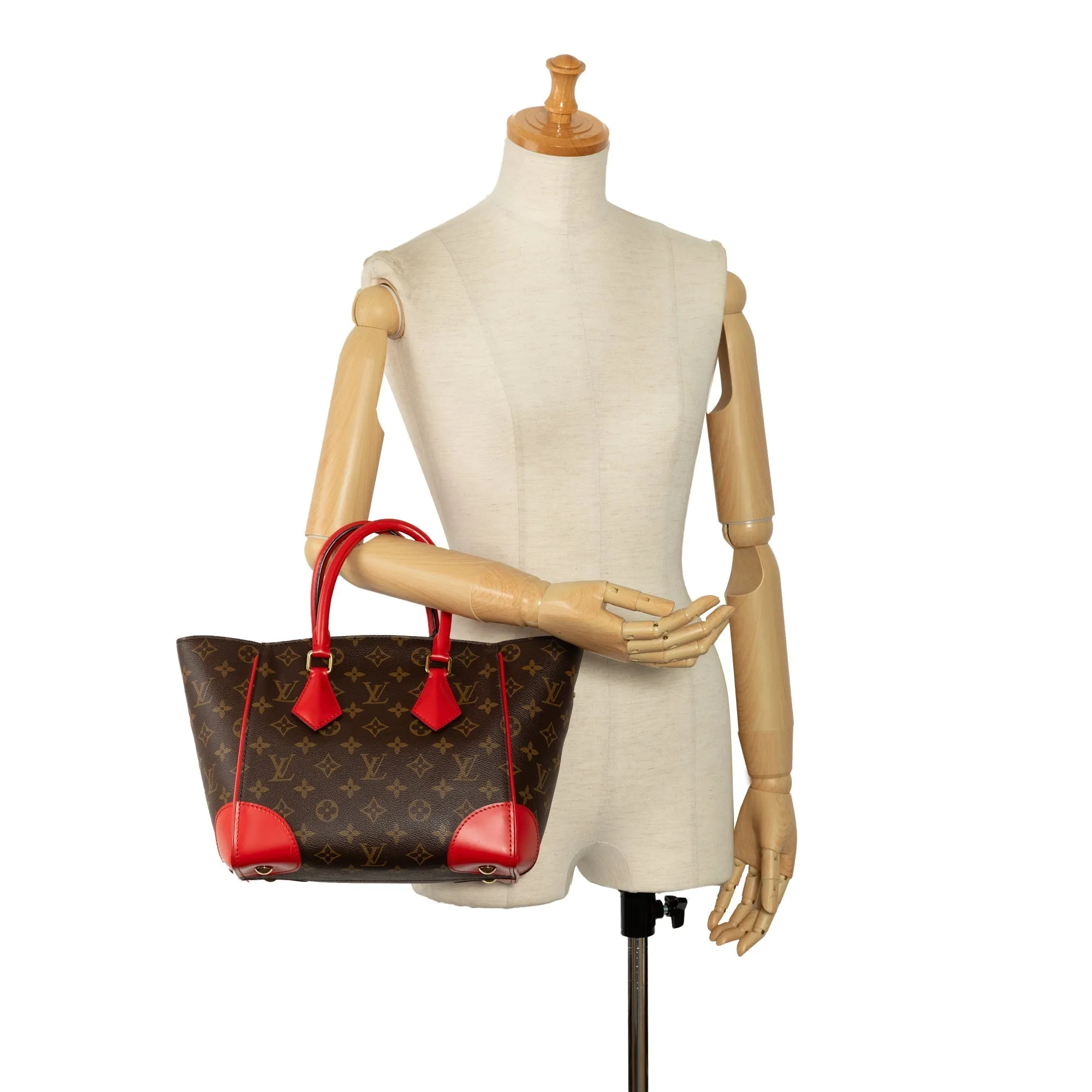 Brown Louis Vuitton Monogram Phenix PM Satchel