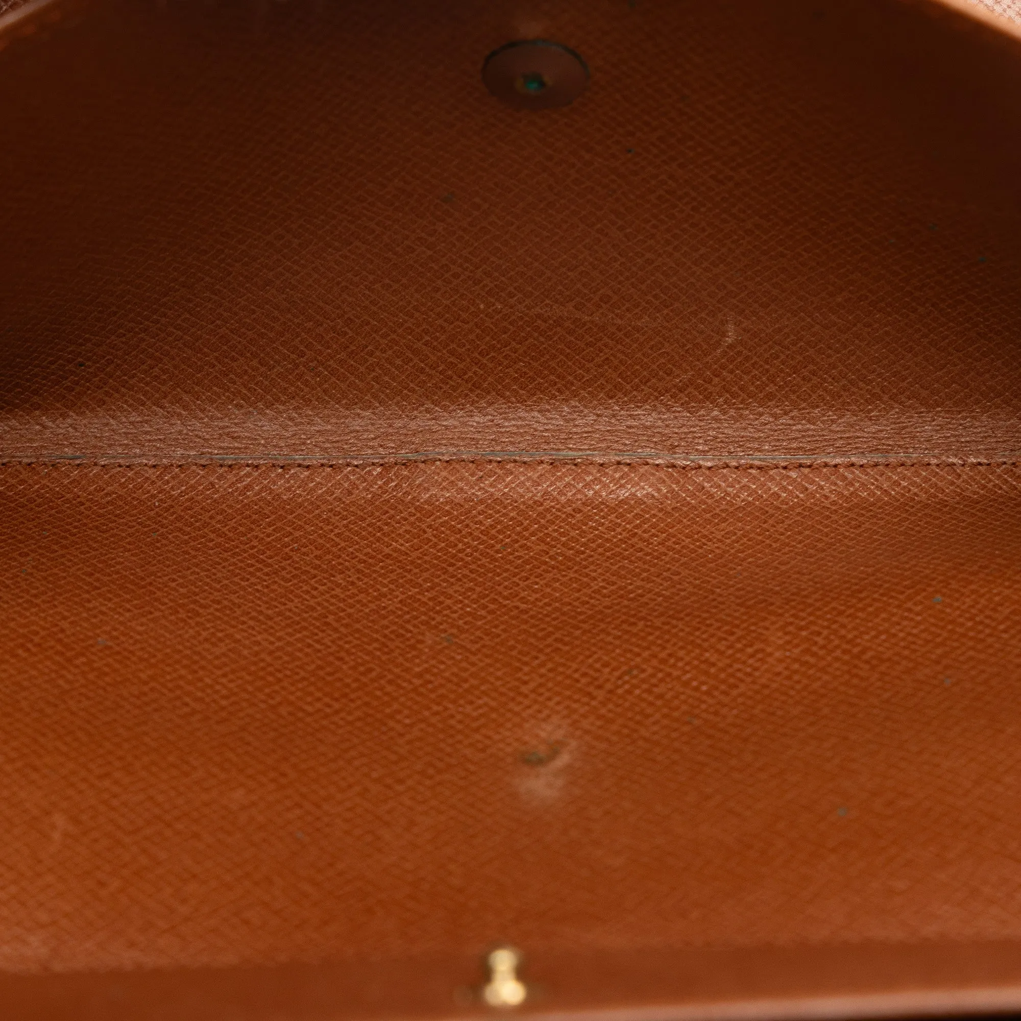 Brown Louis Vuitton Monogram Porte Tresor International Long Wallets