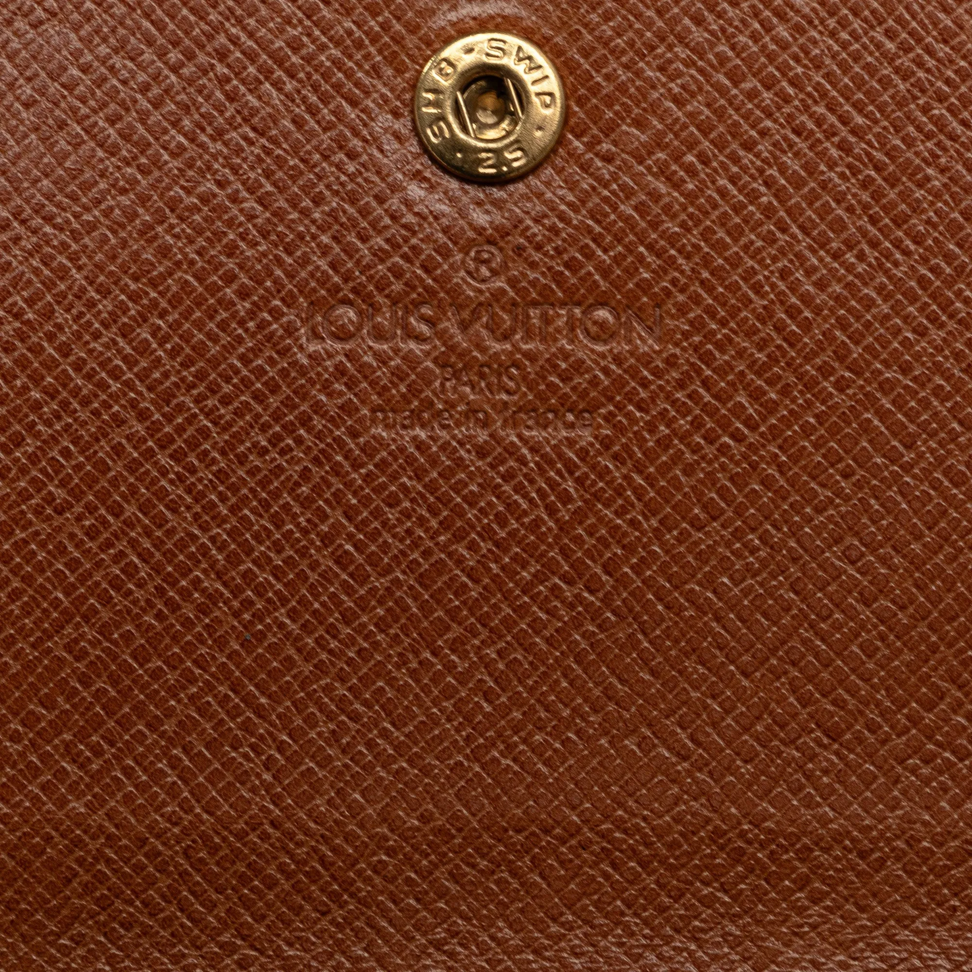 Brown Louis Vuitton Monogram Porte Tresor International Long Wallets