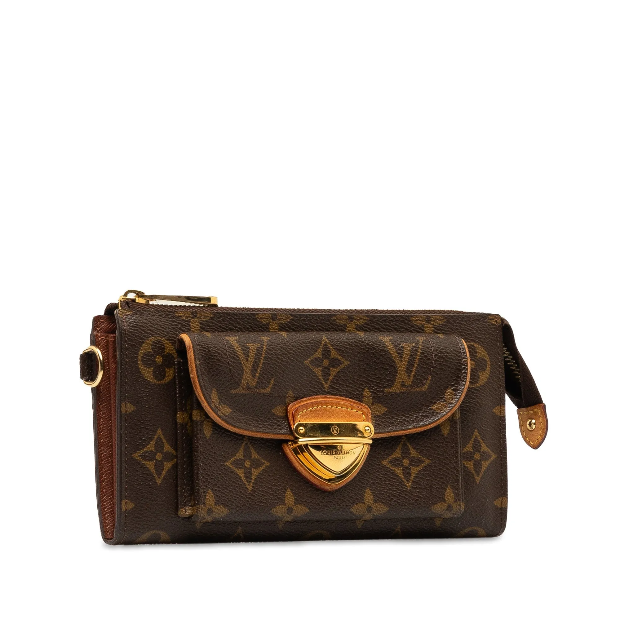 Brown Louis Vuitton Monogram Portefeuille Astrid Long Wallets