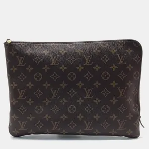 Brown Monogram Canvas Etui Voyage MM Pouch