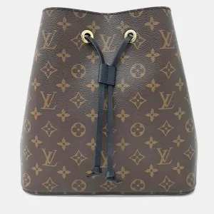 Brown Monogram Neonoe MM Shoulder Bag