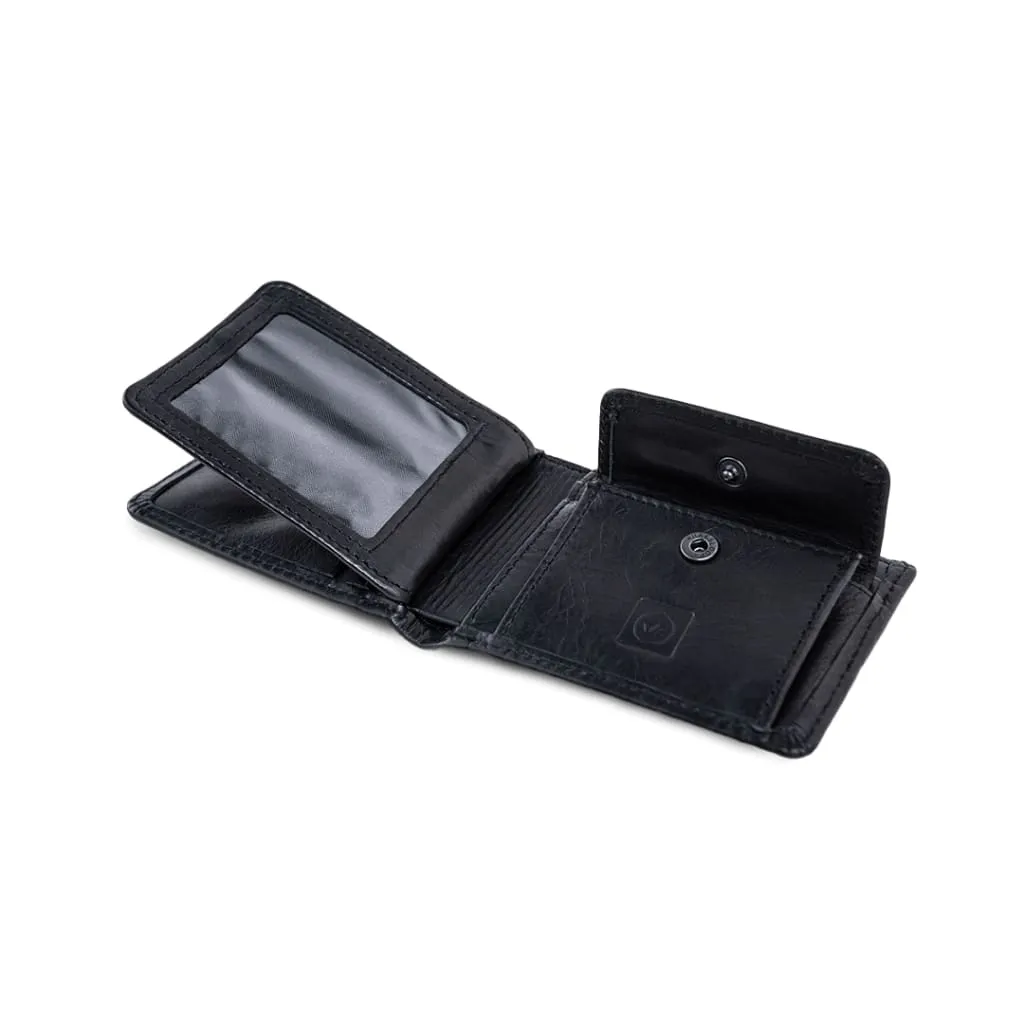 Buff Bifold Wallet Black