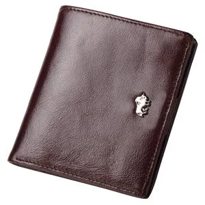 Business Genuine Leather Wallet For Men