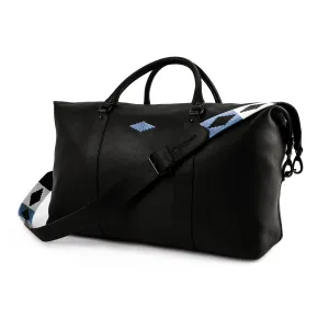 Caballero Large Travel Bag - Black Leather