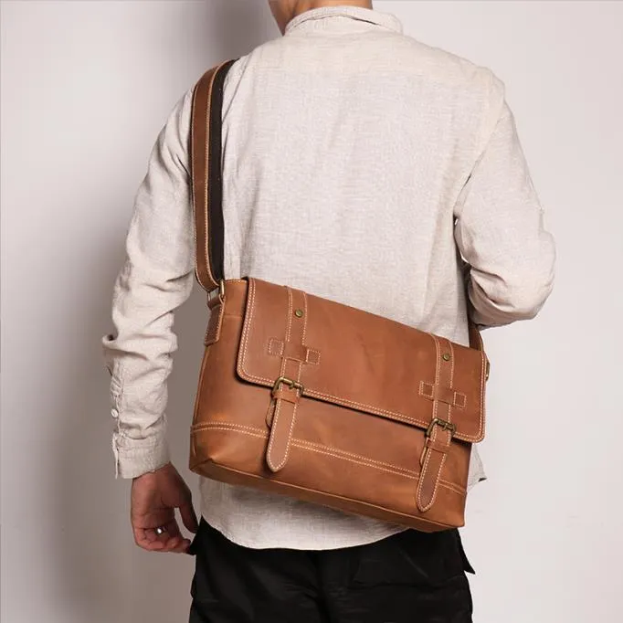 Cadiz Genuine Leather Messenger Bag