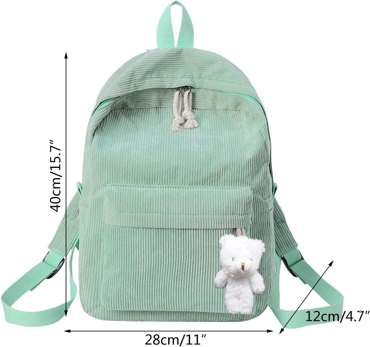 callmo Women's Grey Backpack, School Backpack, Casual Daypack, Waterproof City Backpack, PU Leather Backpack Bag with Cute Bowknot for Women, Girls, Ladies