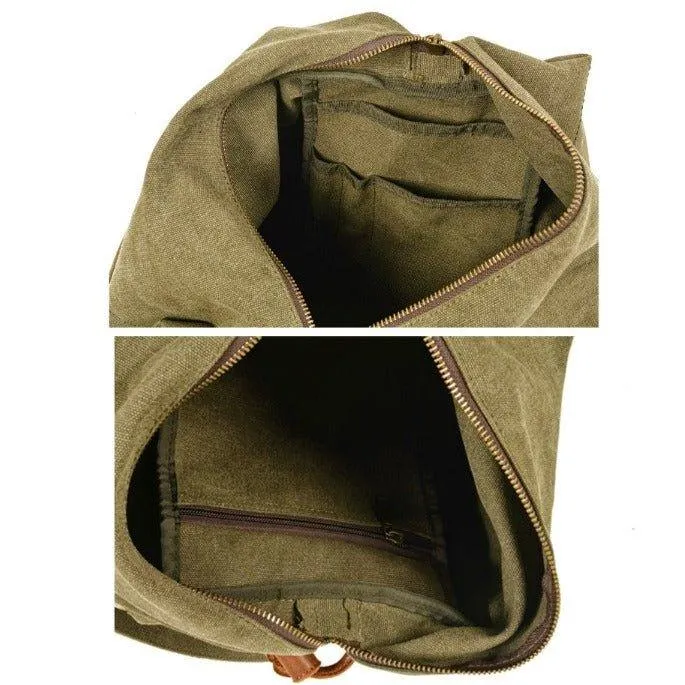 Canvas Crossbody Messenger Bag Men